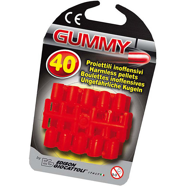 

Пульки Edison Gummi, 40 шт, Красный, Пульки Edison Gummi, 40 шт