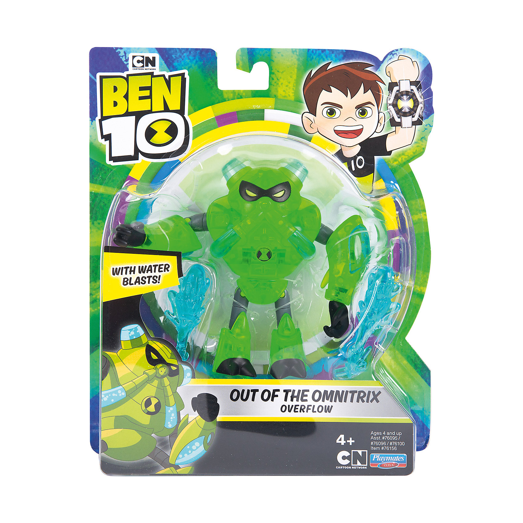 фото Фигурка playmates ben 10 "водохлёст из омнитрикс", 12.5 см