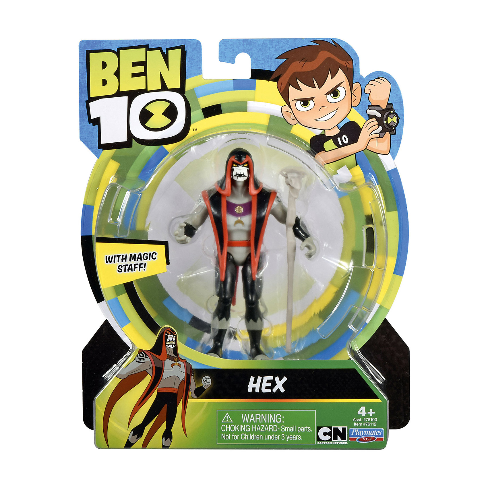 фото Фигурка playmates ben 10 "хекс", 12.5 см