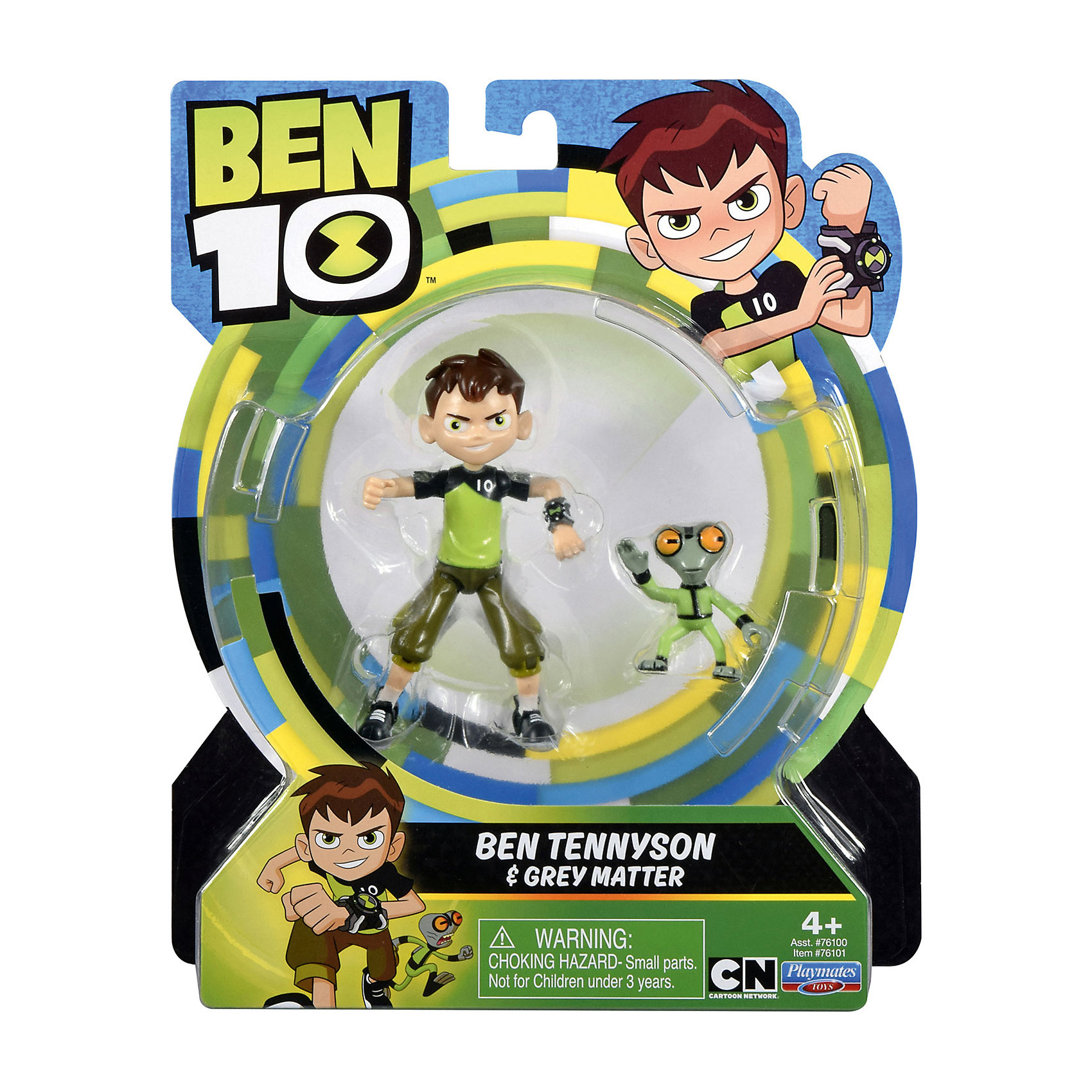 фото Фигурка playmates ben 10 "бен и гуманоид", 12.5 см