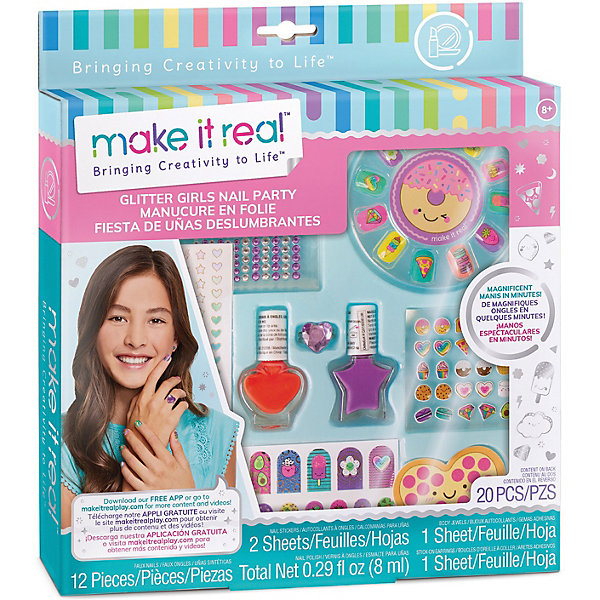 

Набор для маникюра Make It Real "Яркая вечеринка, Набор для маникюра Make It Real "Яркая вечеринка"