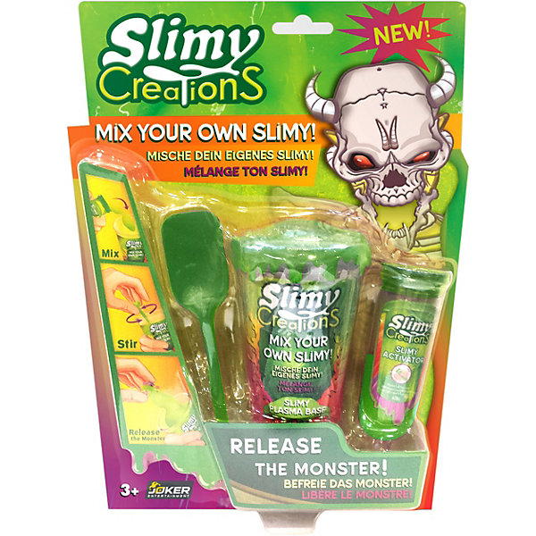 

Набор для создания слайма Slimy "Слайми: монстры", с игрушкой, Разноцветный, Набор для создания слайма Slimy "Слайми: монстры", с игрушкой