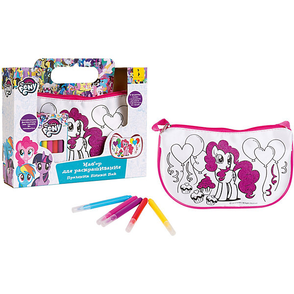 

Сумка для росписи MyLittlePony "Праздник Пинки Пай, Разноцветный, Сумка для росписи MyLittlePony "Праздник Пинки Пай"