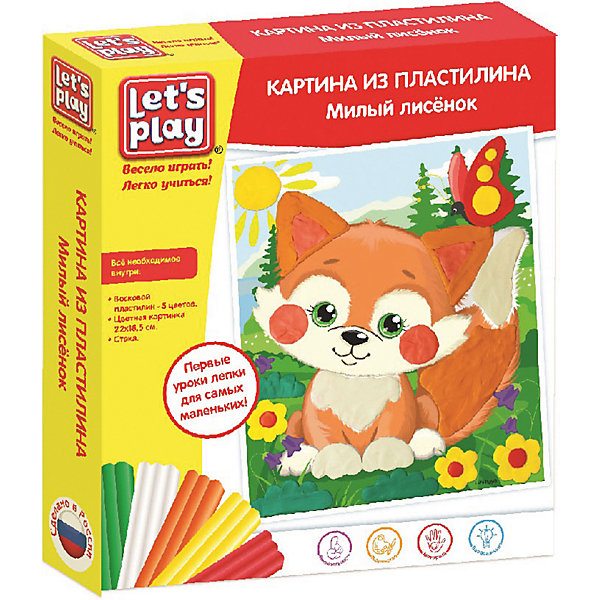 

Набор для творчества Let`s Play "Картина из пластилина: милый лисенок, Разноцветный, Набор для творчества Let`s Play "Картина из пластилина: милый лисенок"