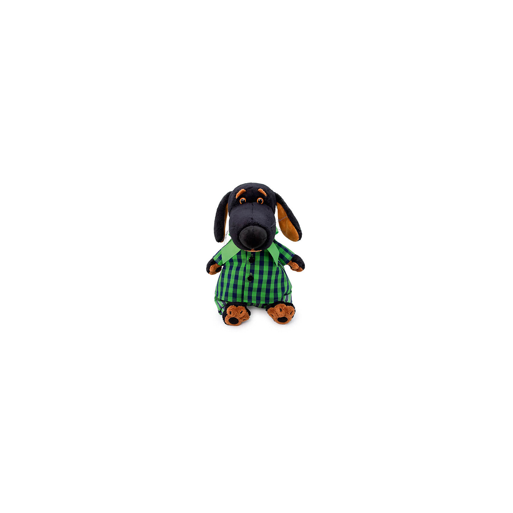 Мягкая игрушка Собачка Ваксон в рубашке и штанах, 25 см Budi Basa 15826348