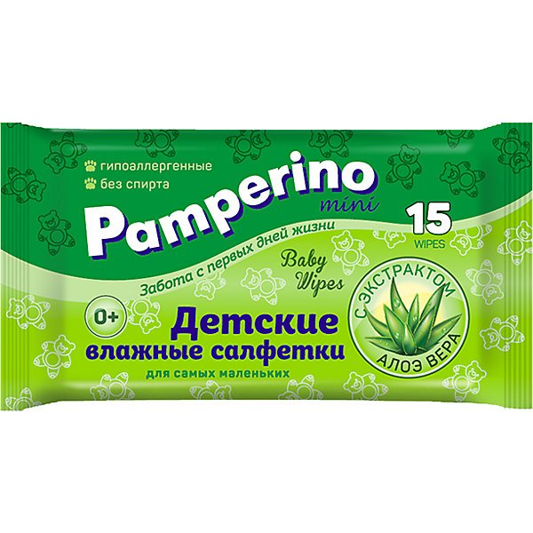 

Влажные салфетки Pamperino Mini №15