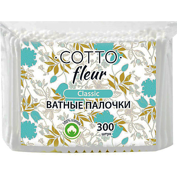 

Ватные палочки Cotto Fleur classic, 300 шт