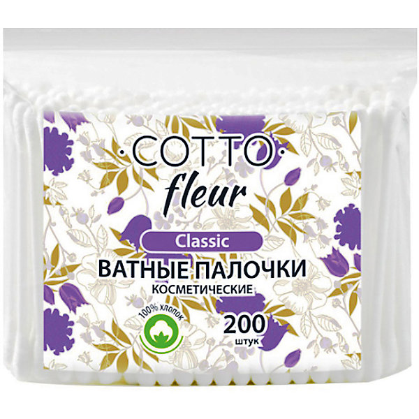 

Ватные палочки Cotto Fleur classic, 200 шт