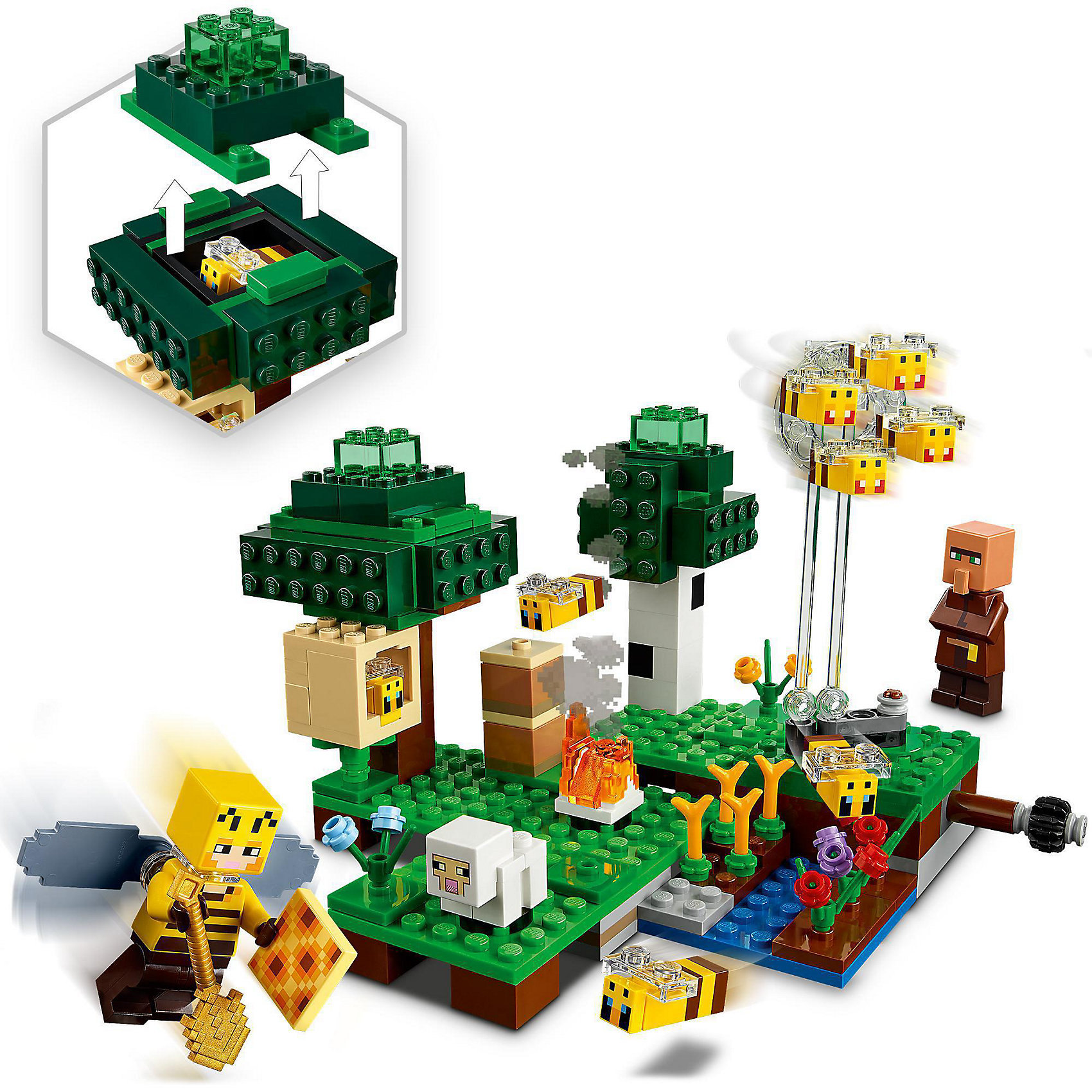 фото Конструктор lego minecraft 21165: пчелиная ферма
