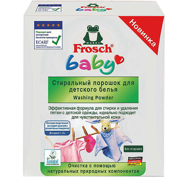 

Стиральный порошок Frosch Baby для детского белья, 1,08 кг