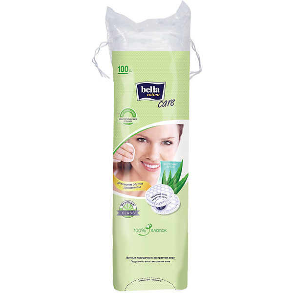 

Ватные подушечки Bella с экстрактом алоэ, 100 шт