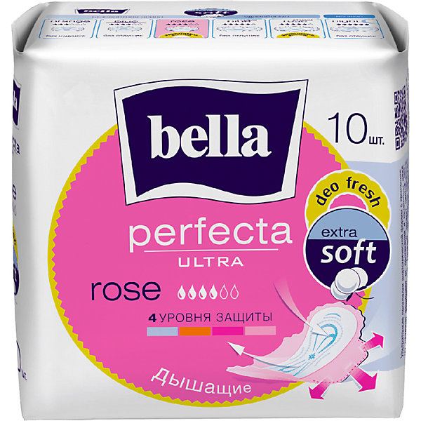 Прокладки Perfecta Ultra Rose Deo, 10 шт, new design Bella 15862451