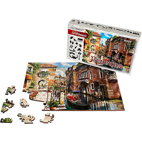 

Фигурные деревянные пазлы Нескучные игры Citypuzzles "Венеция, Фигурные деревянные пазлы Нескучные игры Citypuzzles "Венеция"