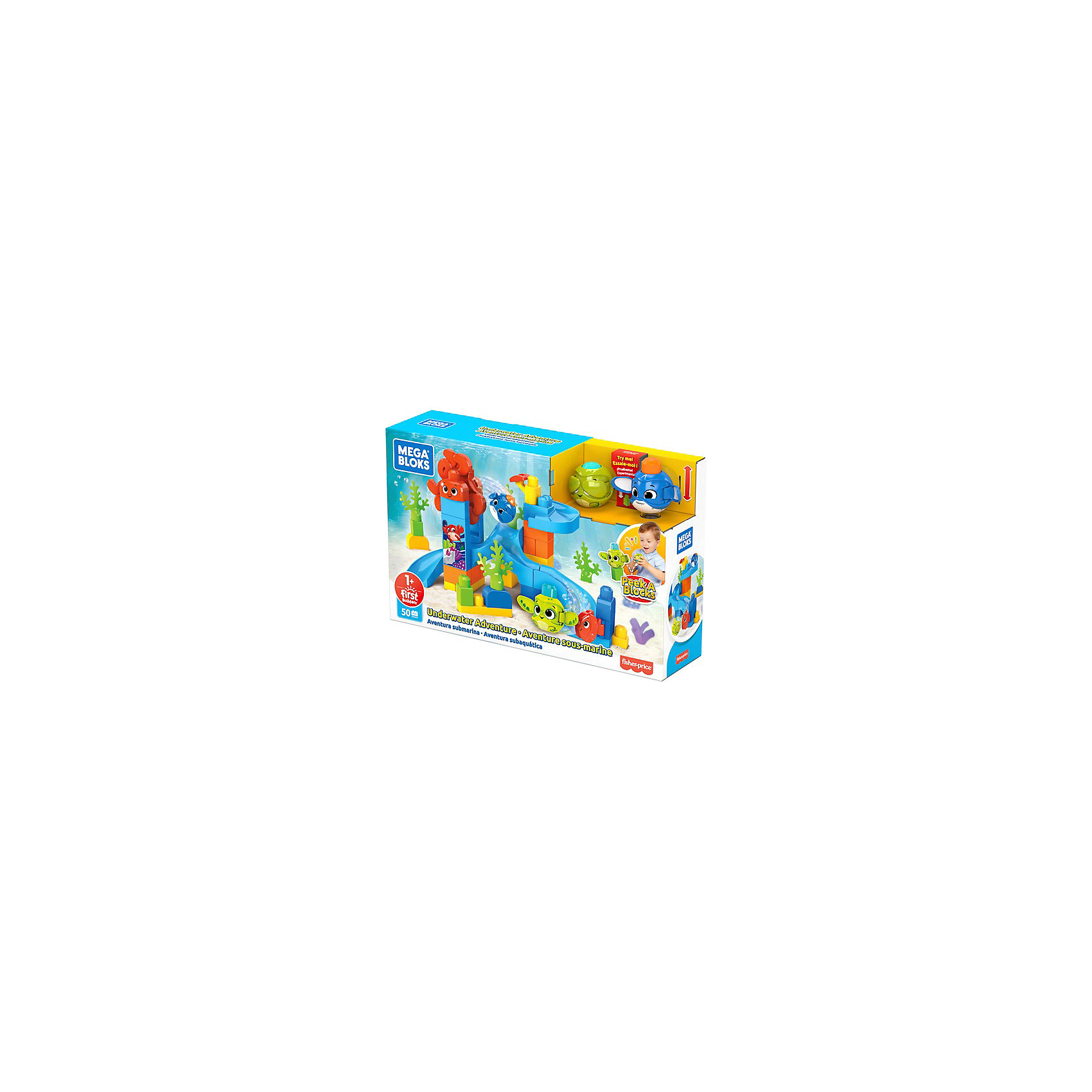 Конструктор Mega Bloks "Подводное приключение", 50 деталей Mattel 15862822