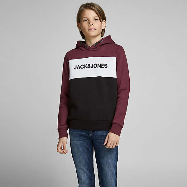 

Худи Jack & Jones Junior, Темно-красный, Худи Jack & Jones Junior