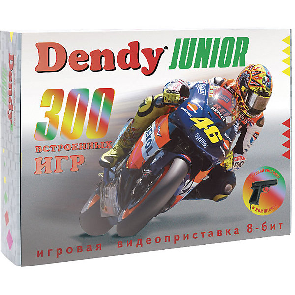 

Игровая приставка Dendy Junior с пистолетом, 300 игр