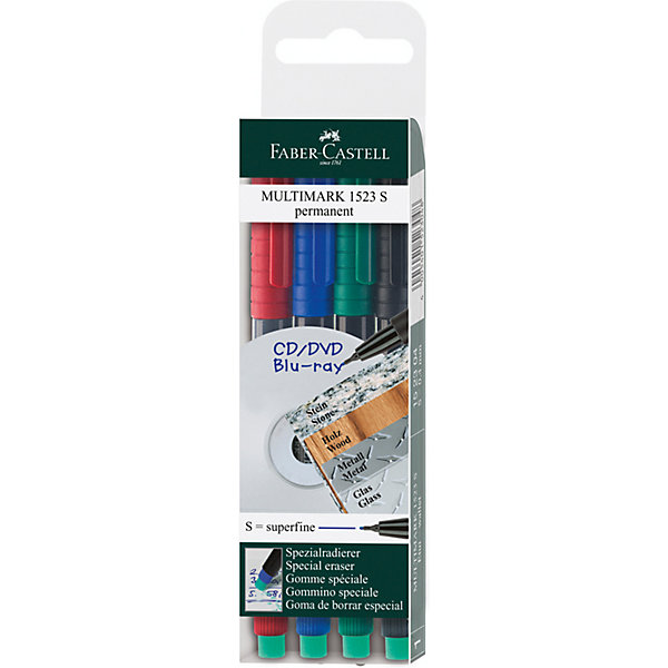 Набор маркеров Multimark permanent, 4 цвета Faber Castell 15898549