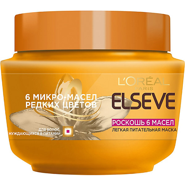 

Маска для волос L'Oreal Paris Elseve роскошь 6 масел, 300 мл