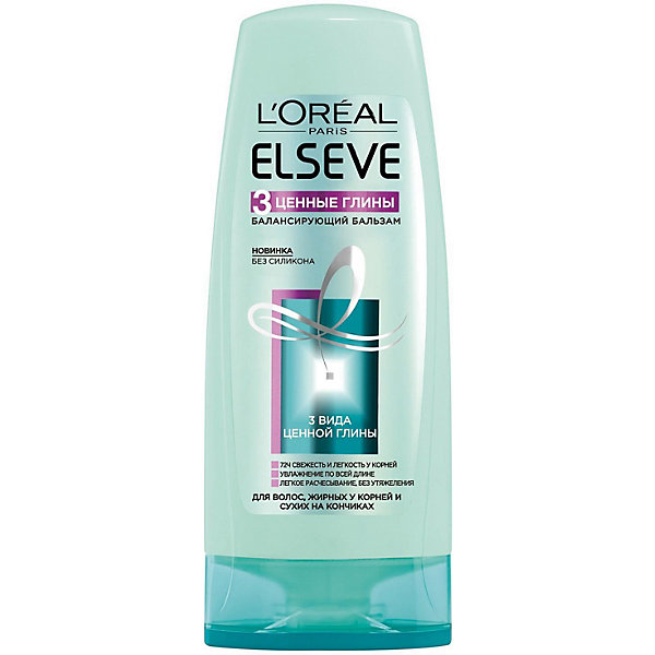 

Бальзам для волос L'Oreal Paris Elseve 3 ценные глины, 200 мл
