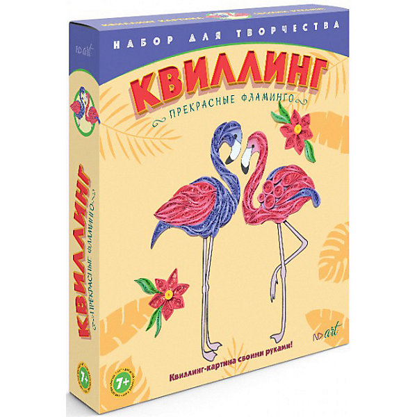 

Набор для творчества ND Play "Квиллинг" Прекрасные фламинго, Разноцветный, Набор для творчества ND Play "Квиллинг" Прекрасные фламинго