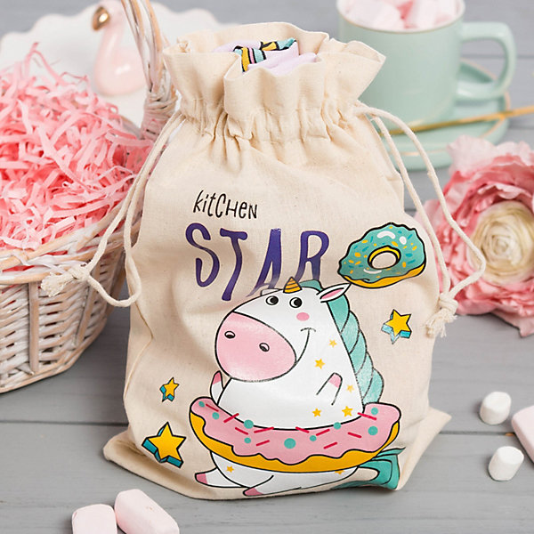 

Набор для выпечки Этель Kitchen star, в мешочке, Розовый, Набор для выпечки Этель Kitchen star, в мешочке