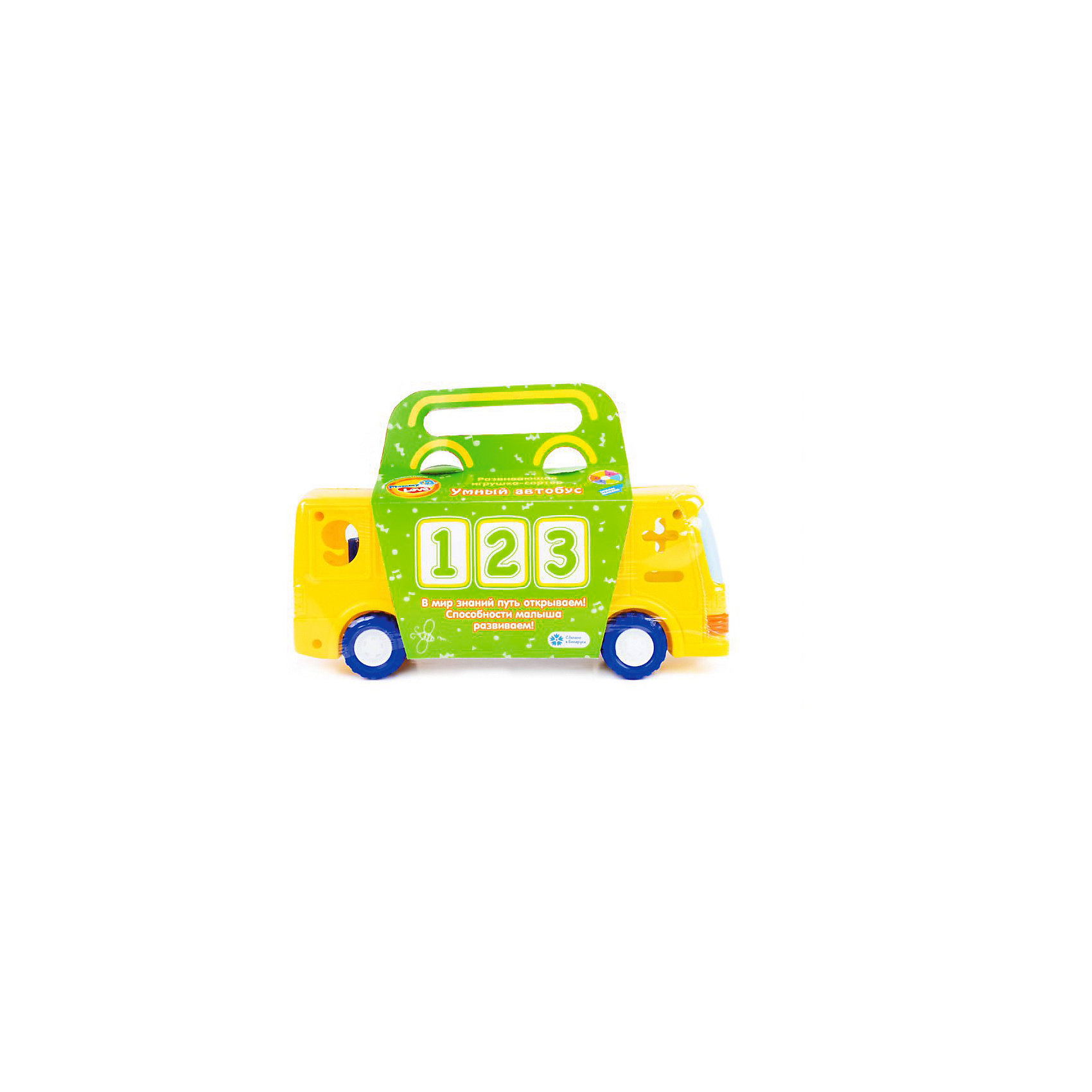 фото Развивающая игрушка-сортер mommy love-electronic "умный автобус"