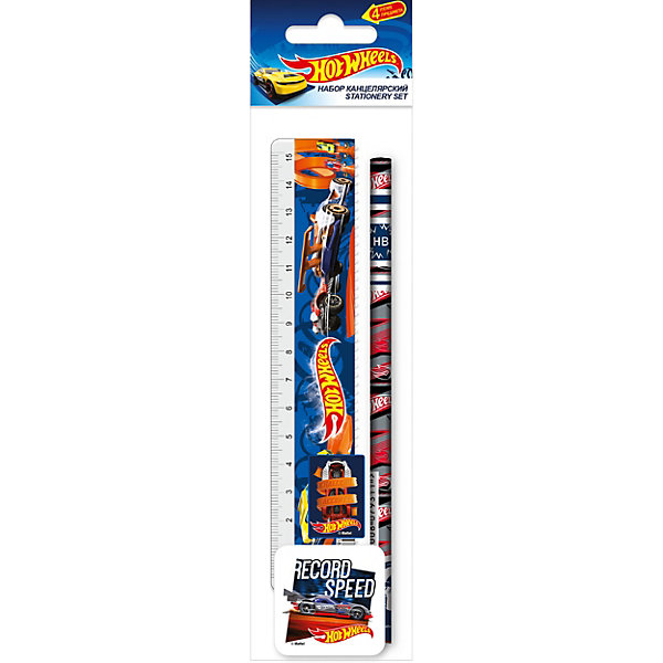 

Канцелярский набор Hot Wheels, Разноцветный, Канцелярский набор Hot Wheels