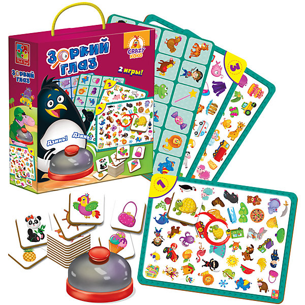 

Игра со звонком Vladi Toys Зоркий глаз