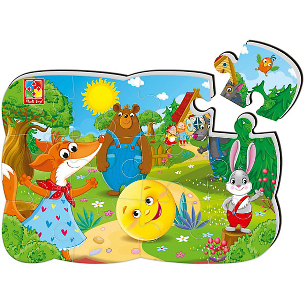 Vladi Toys Пазл магнитный Vladi Toys Колобок vladi toys пазл магнитный vladi toys колобок