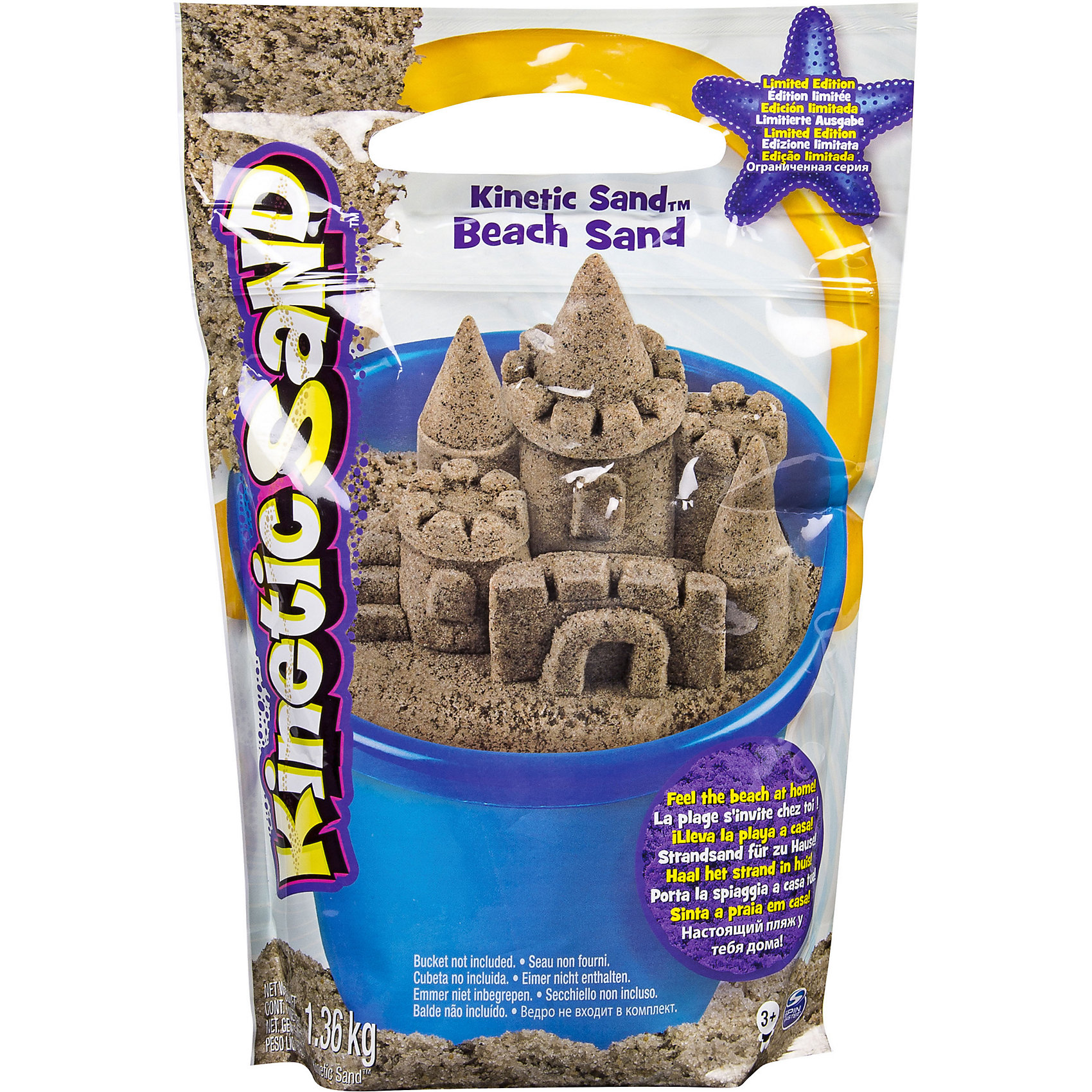 фото Набор для лепки kinetic sand пляжный песок