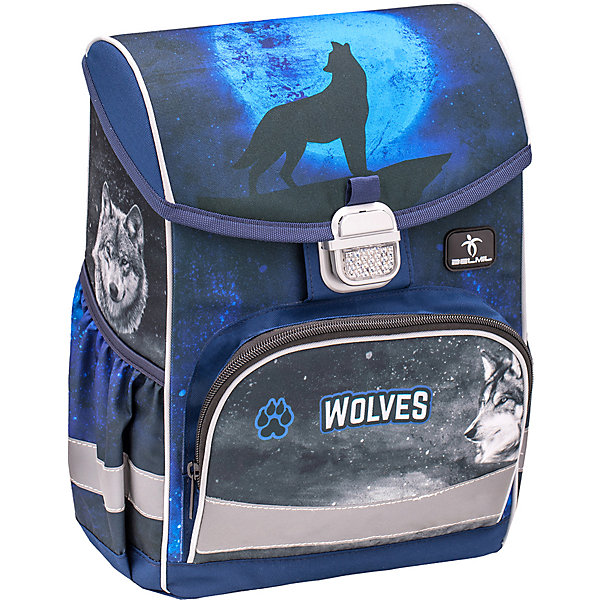 

Ранец Belmil Click Wolves, Черный джинсовый, Ранец Belmil Click Wolves