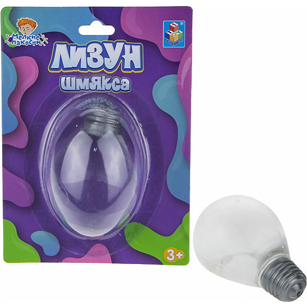 фото Лизун шмякса 1toy мелкие пакости, лампочка, 7 см