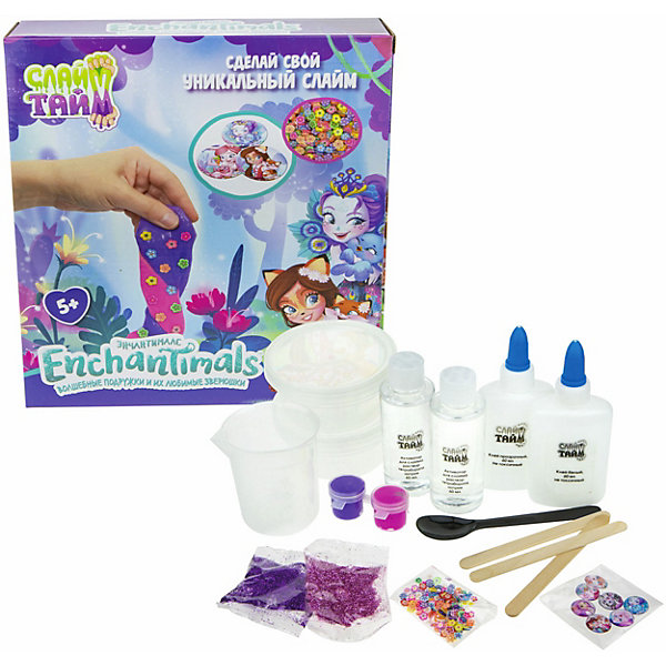 

Набор 1Toy Слайм тайм Enchantimals, Разноцветный, Набор 1Toy Слайм тайм Enchantimals