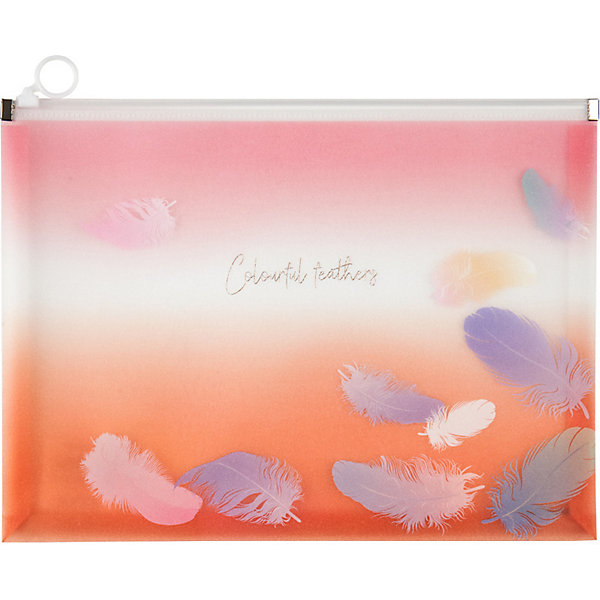 

Папка на молнии Axent Colourful Feather 04, А4, Разноцветный, Папка на молнии Axent Colourful Feather 04, А4
