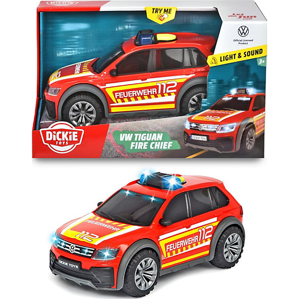 Пожарная машина VW Tiguan R-Line свет, звук, 25 см Dickie Toys 15992069