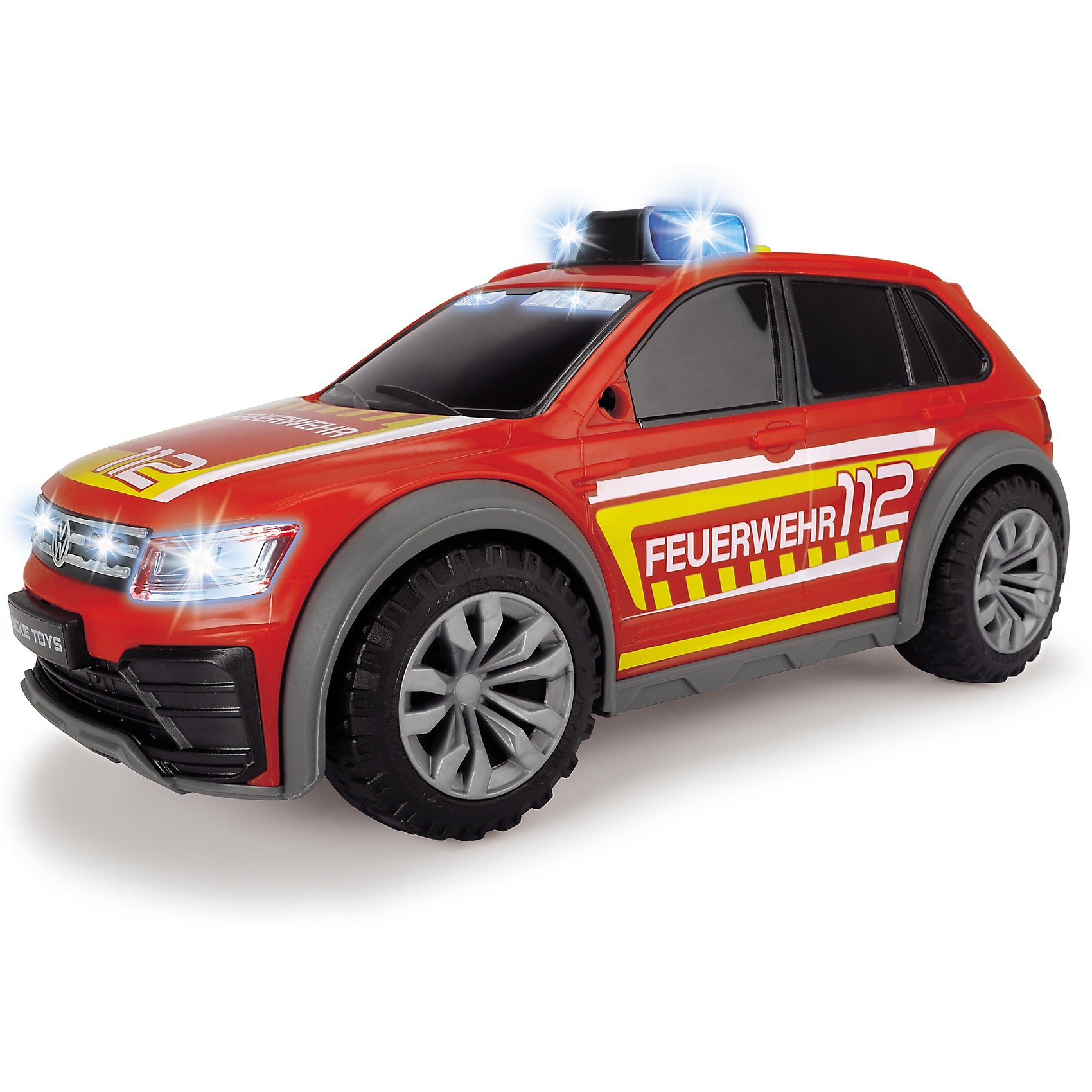 фото Пожарная машина dickie toys vw tiguan r-line свет, звук, 25 см