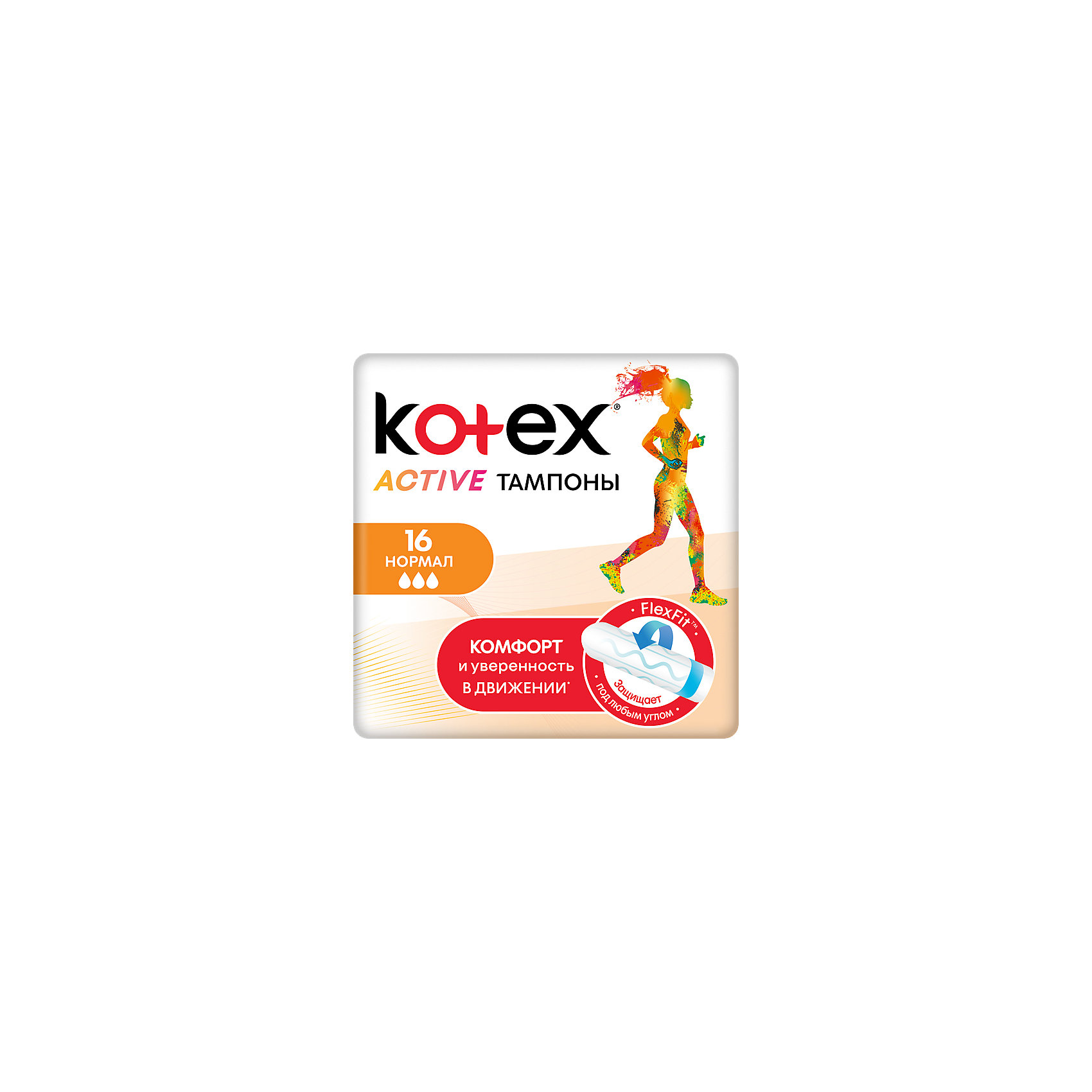 фото Тампоны kotex active normal, 16 штук