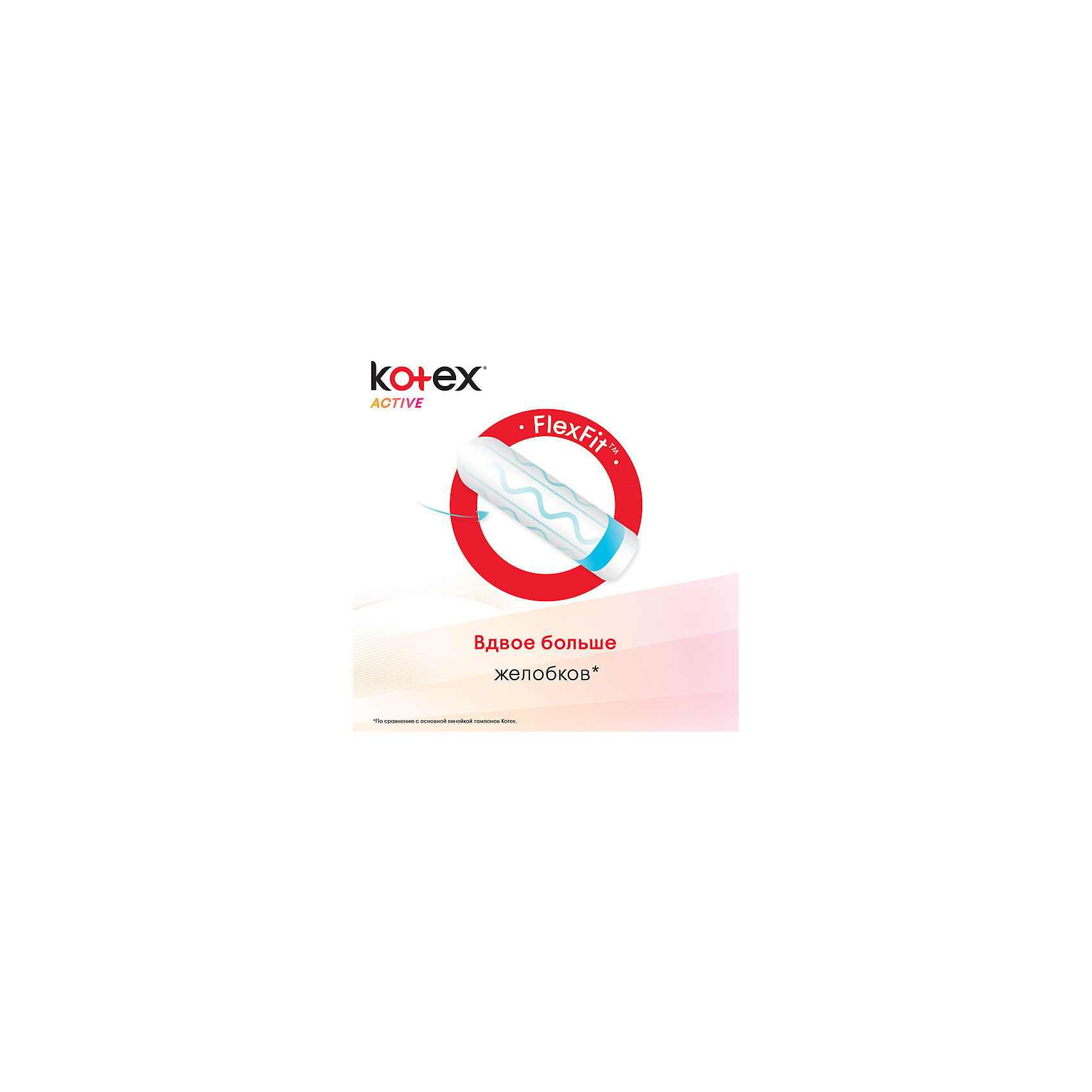 фото Тампоны kotex active normal, 16 штук