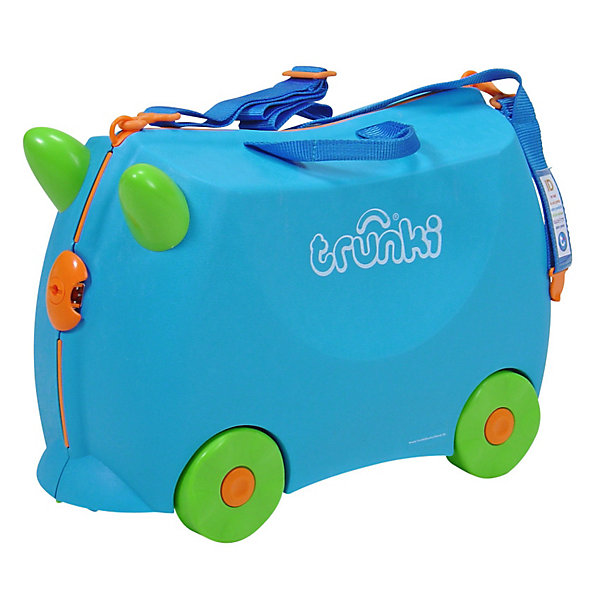 TRUNKI Чемодан Trunki, высота 31 см, голубой