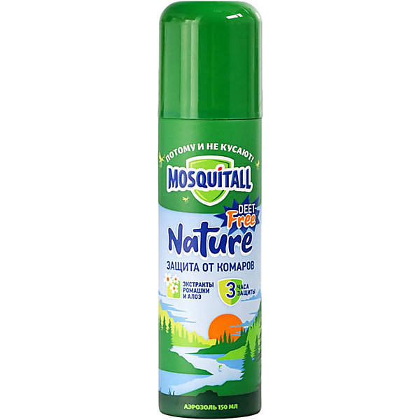 

Mosquitall 150мл Аэрозоль Nature от комаров*12