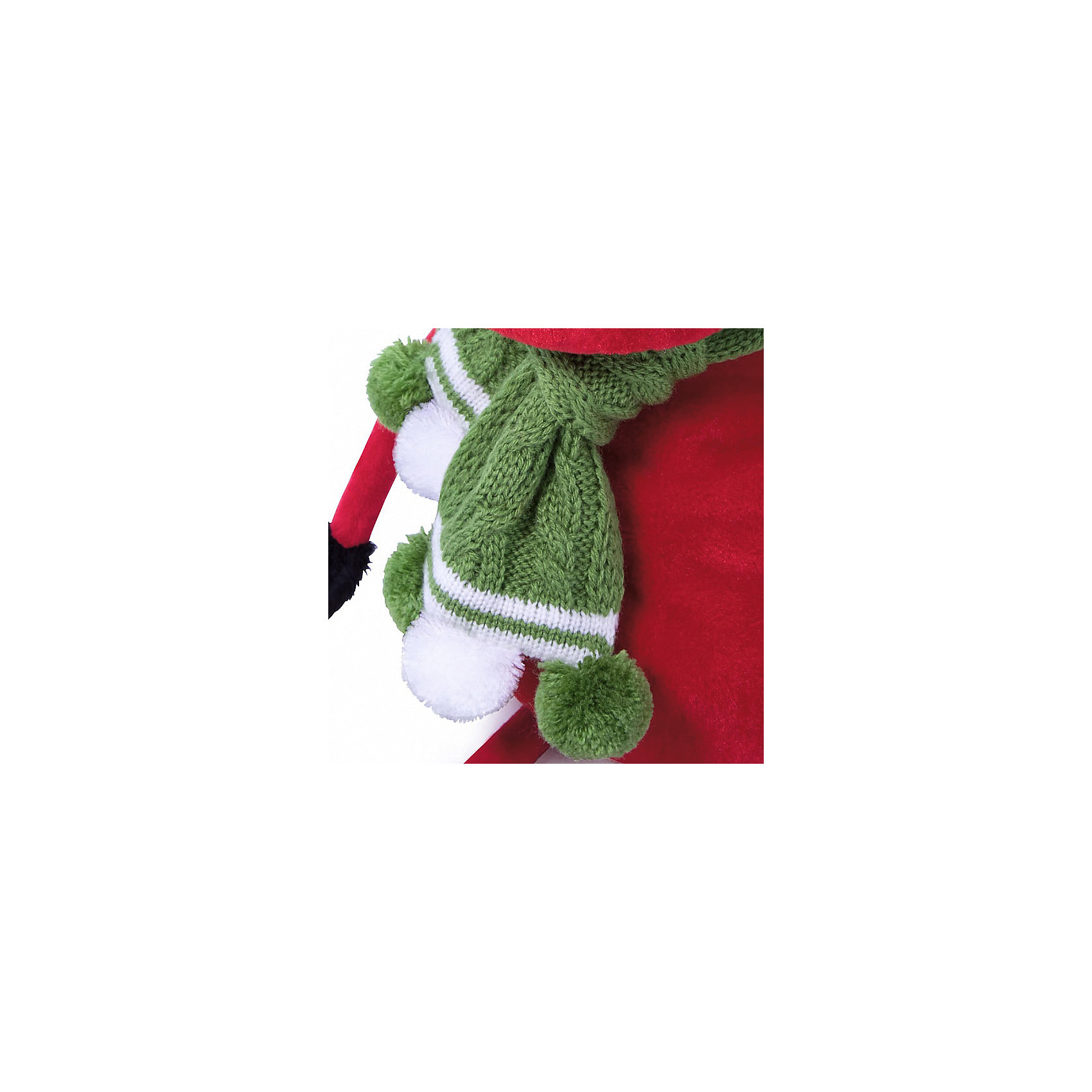 фото Мягкая игрушка budibasa "карлос в вязаном шарфе", 27 см budi basa