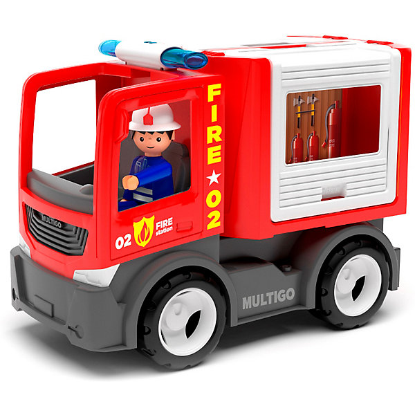 Машинка Пожарная машина с водителем, 22 см EFKO 16075867