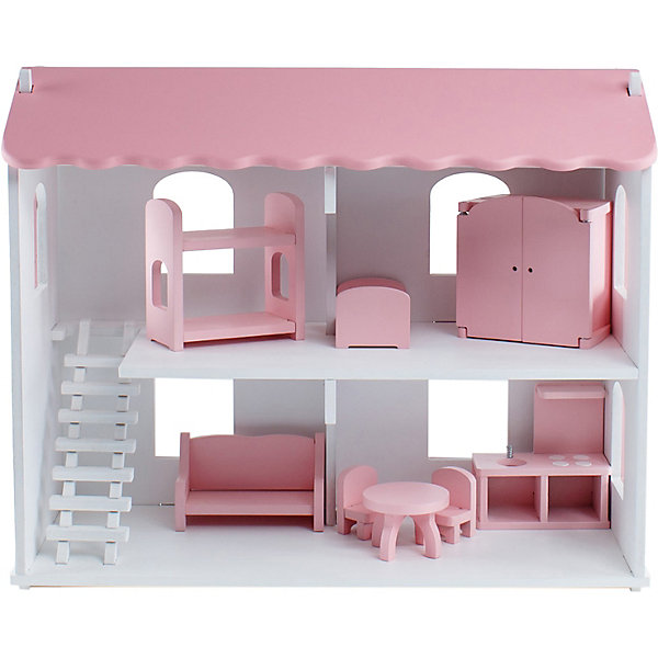 фото Кукольный дом даниэла с мебелью 6 предметов paremo