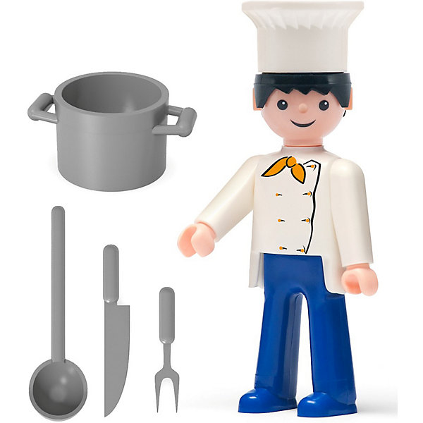 

Игровая фигурка Efko Повар, 8 см, с аксессуарами, Разноцветный, Игровая фигурка Efko Повар, 8 см, с аксессуарами