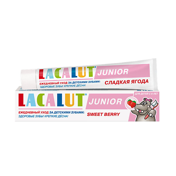 Зубная гель-паста Junior Сладкая ягода, от 8 лет, 75 мл Lacalut 16076483