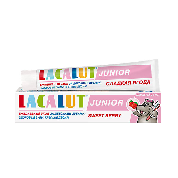 

Зубная гель-паста Lacalut Junior Сладкая ягода, от 8 лет, 75 мл