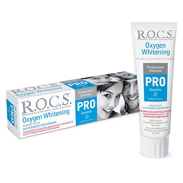 

Зубная паста R.O.C.S. Pro "Кислородное отбеливание", 60 г