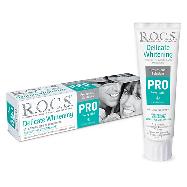 

Зубная паста R.O.C.S. Pro "Деликатное отбеливание" Sweet Mint, 135 г