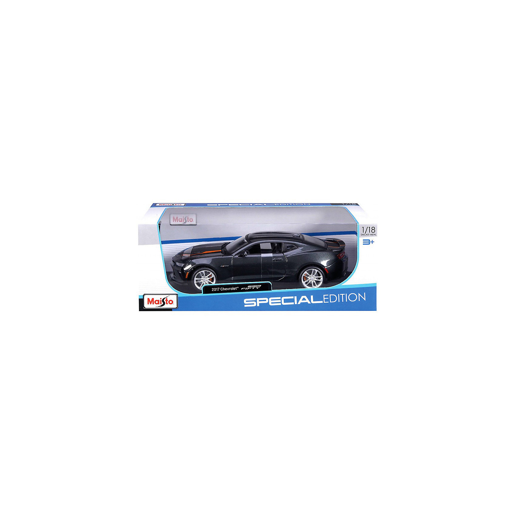 Машинка Chevrolet Camaro 50th Anniversary 2017, 1:18 MAISTO 16084887