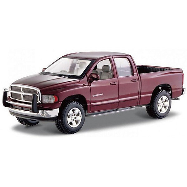 

Машинка Maisto Dodge Ram Quad Cab 2002, 1:24, Разноцветный, Машинка Maisto Dodge Ram Quad Cab 2002, 1:24